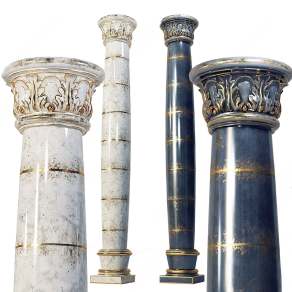 简欧柱子3D模型下载